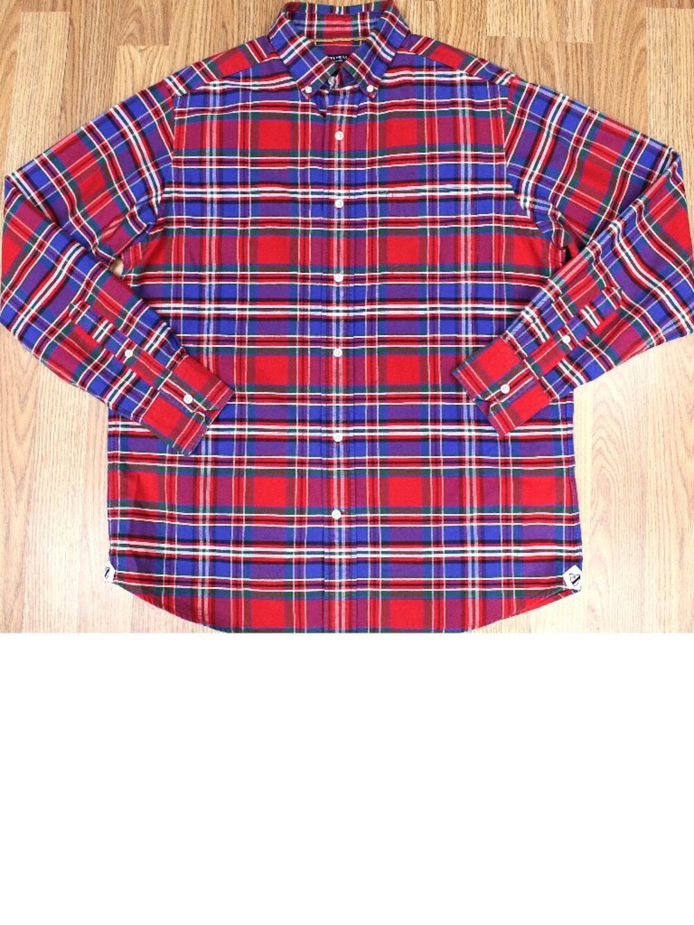 DANIEL CREMIEUX CLASSIC FIT 100% COTTON SHIRT PLAID MEDIUM, M